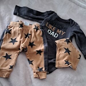 5/$25-Monkey Bars Infant Outfit Set